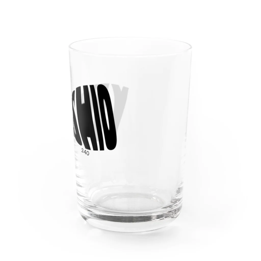 Yuki Villageのオリジナルネームグラス Water Glass :right