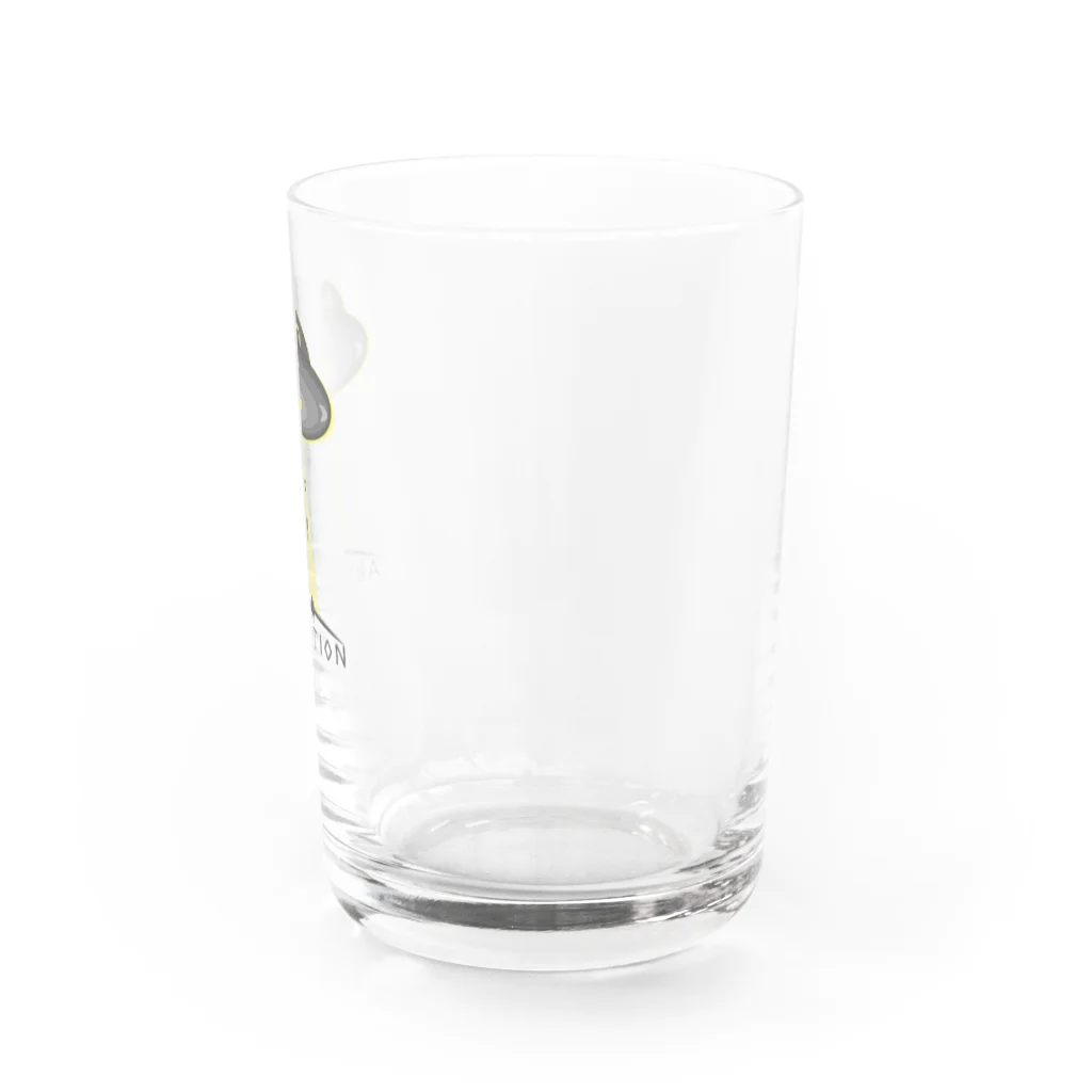 “すずめのおみせ” SUZURI店のabduction? Water Glass :right