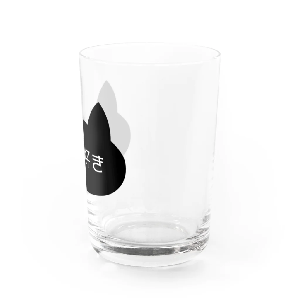 ハナのお店の猫が好き Water Glass :right