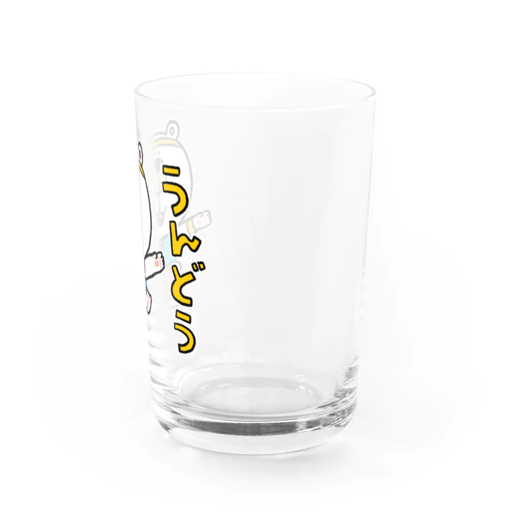 おかだのくまたろうの生活「うんどう」 Water Glass :right