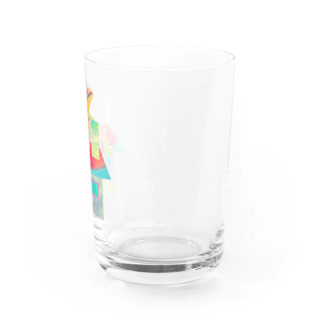 PiyomonchyのAMUちゃんのハウス Water Glass :right