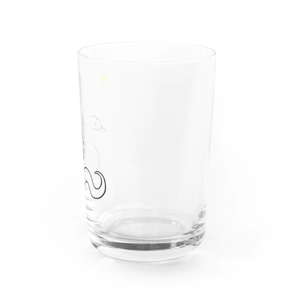 おにぎり屋の一番星をみつけたホシニラミスナボア Water Glass :right