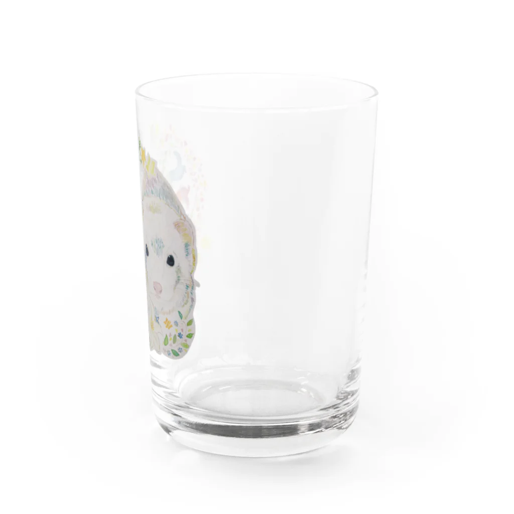 イタチの6月フェレット銀ちゃん Water Glass :right