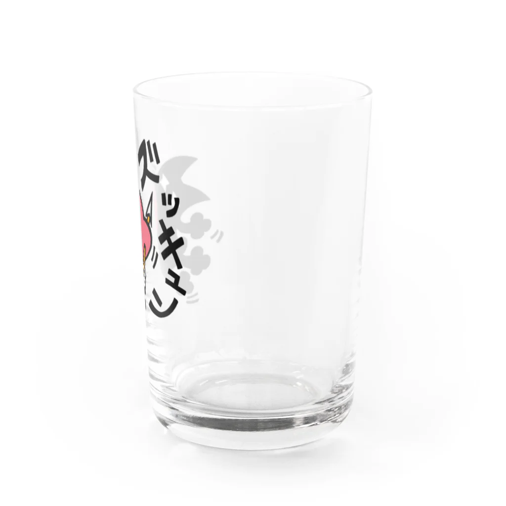 犬かもなのと猫のはずのズッキュン Water Glass :right