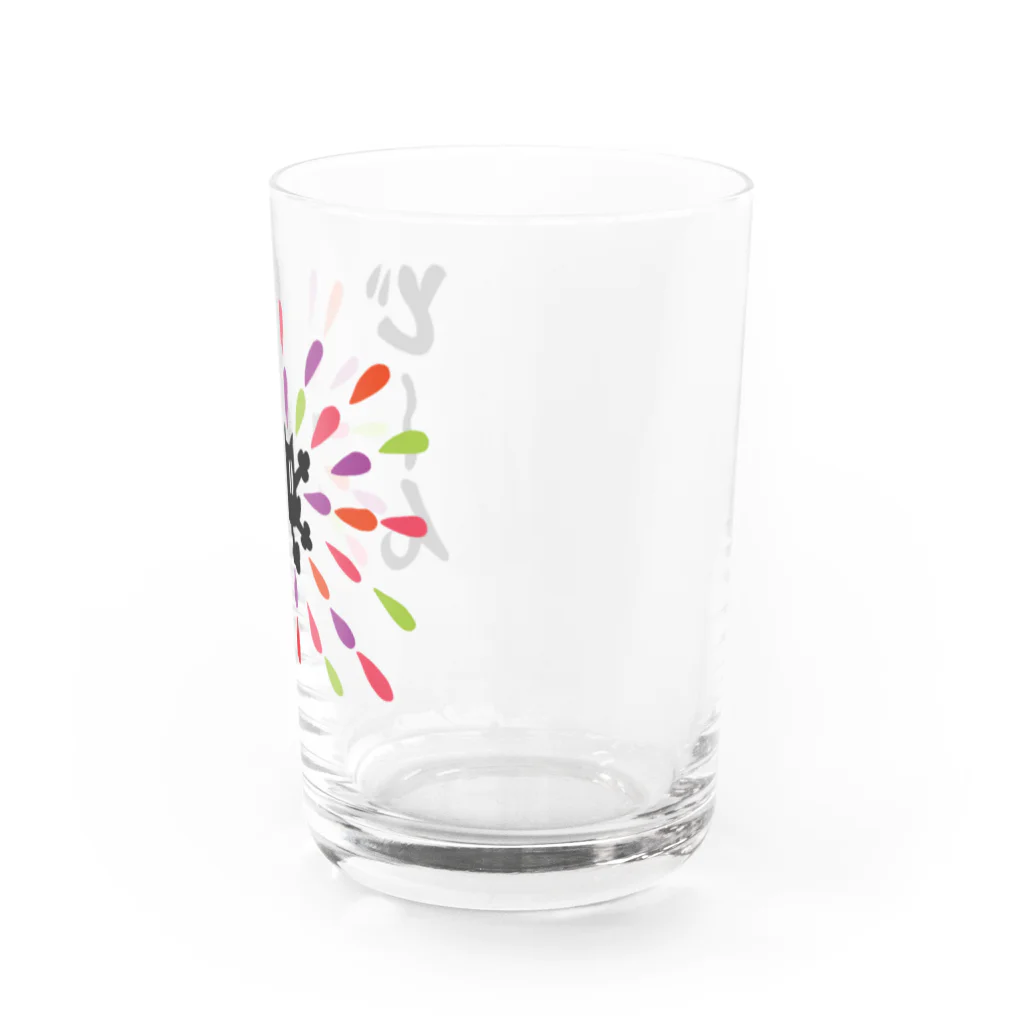 犬かもなのと猫のはずの猫花火 Water Glass :right