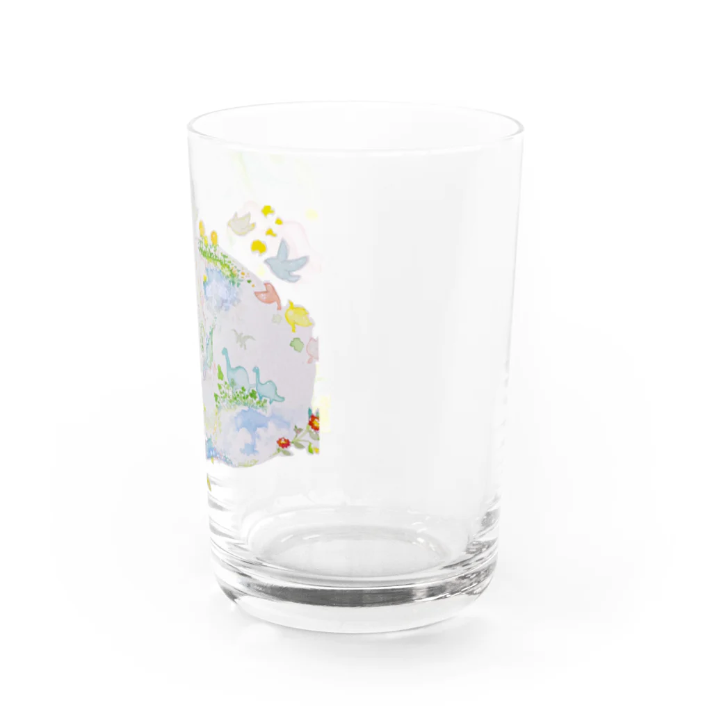 イタチのまったりフェレットハクちゃん Water Glass :right