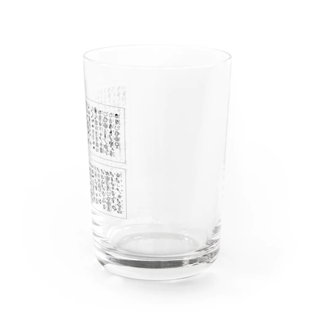 puikkoの絵般若心経 Water Glass :right