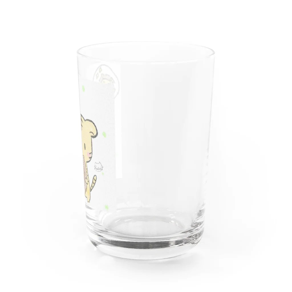 らでぃっしゅroom❁⃘*.ﾟの憧れあにまるず(トラ) Water Glass :right