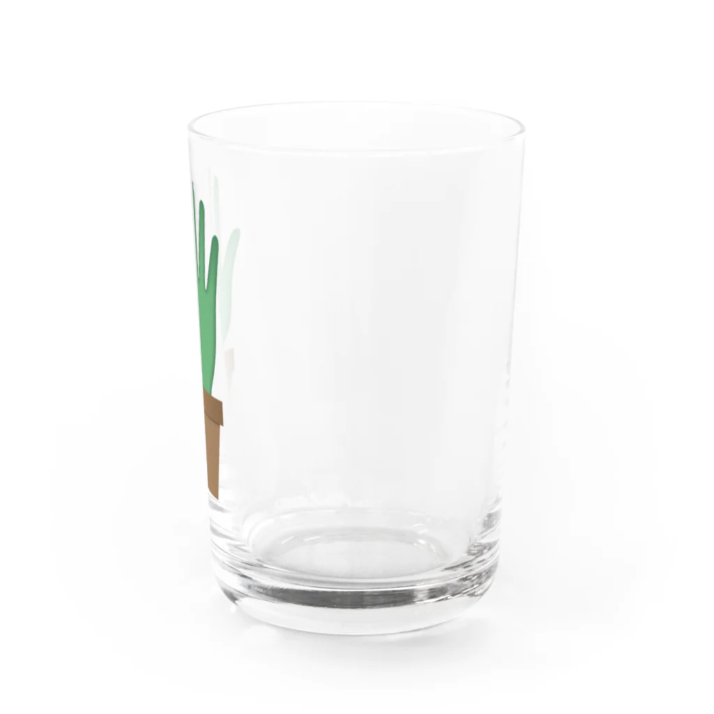 kimchinのシュールな鉢植えの手　 Water Glass :right