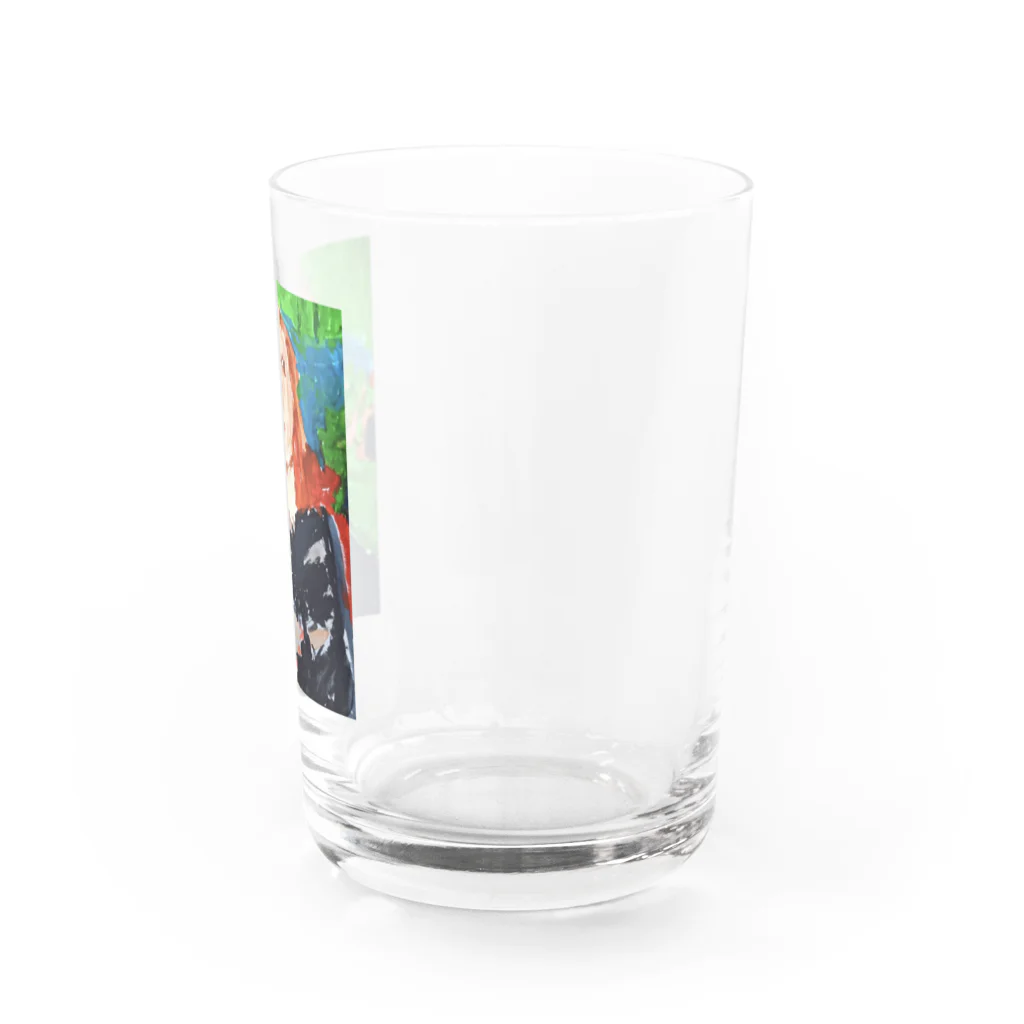 ギフっ子SHOPのギフのモナリザ Water Glass :right