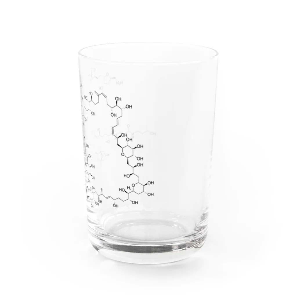 生肉のパリトキシン構造式 Water Glass :right
