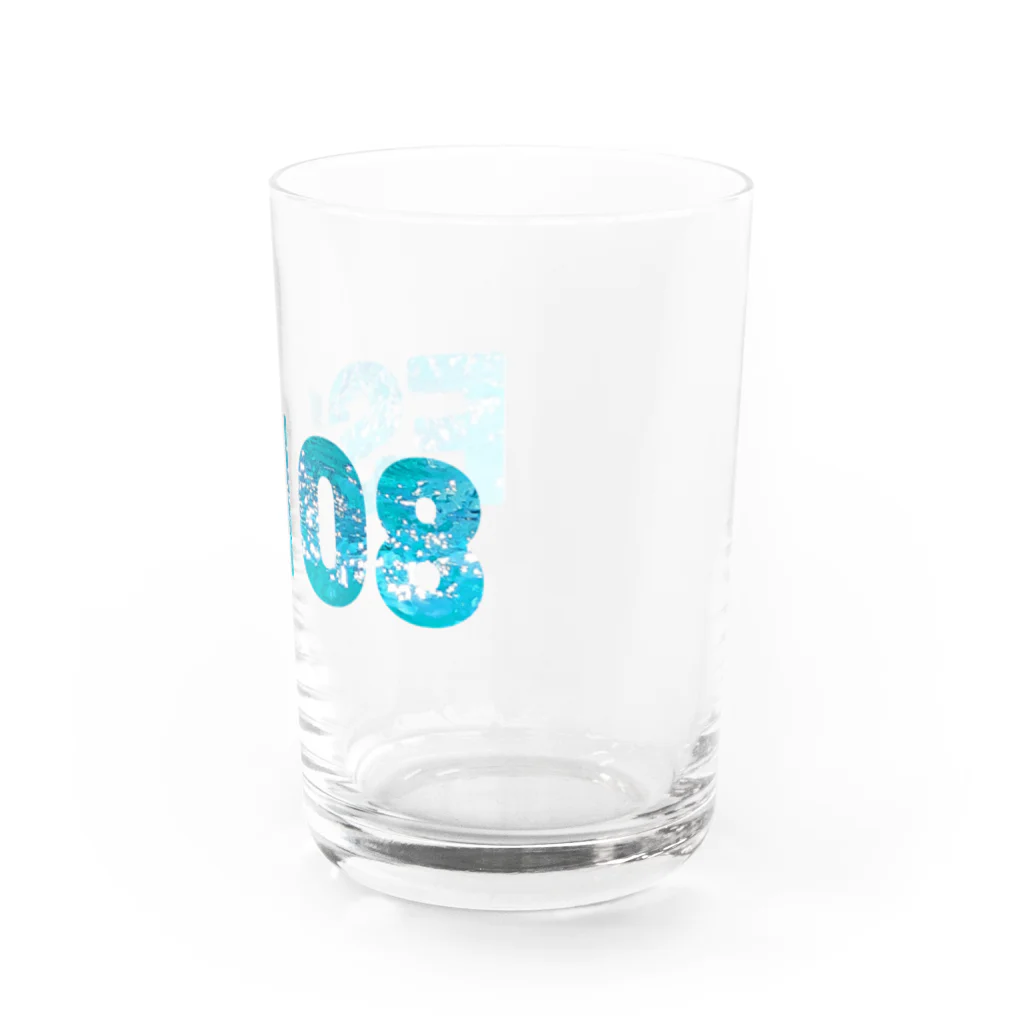 FS108(ファンタジスタ入れ歯)イラスト　絵描きのFS108　水ロゴ Water Glass :right