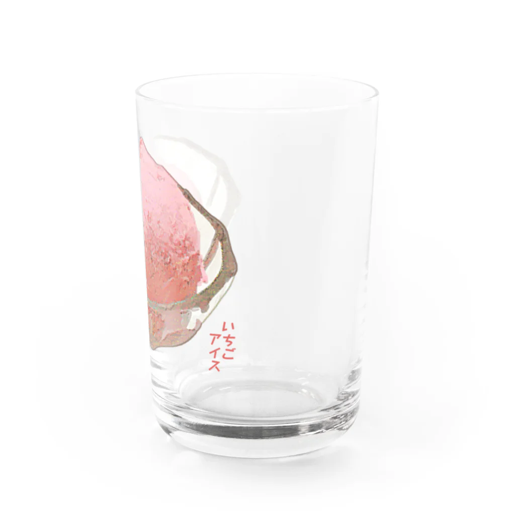 脂身通信Ｚのアイスクリーム（いちご・ストロベリー）_220621 Water Glass :right