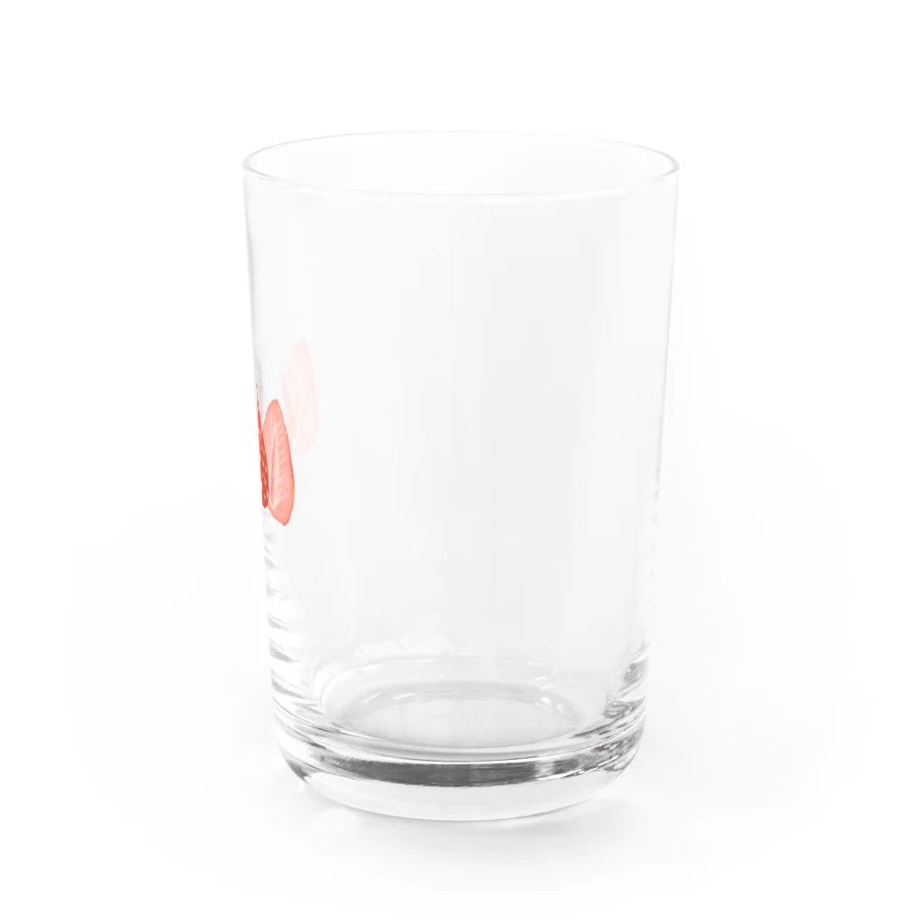tekitouの苺 Water Glass :right