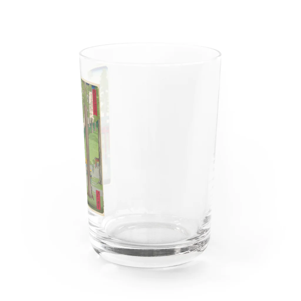 旨味教授といちごもちぷりんの東京名所四十八景　王子稲荷内白狐乃社 Water Glass :right