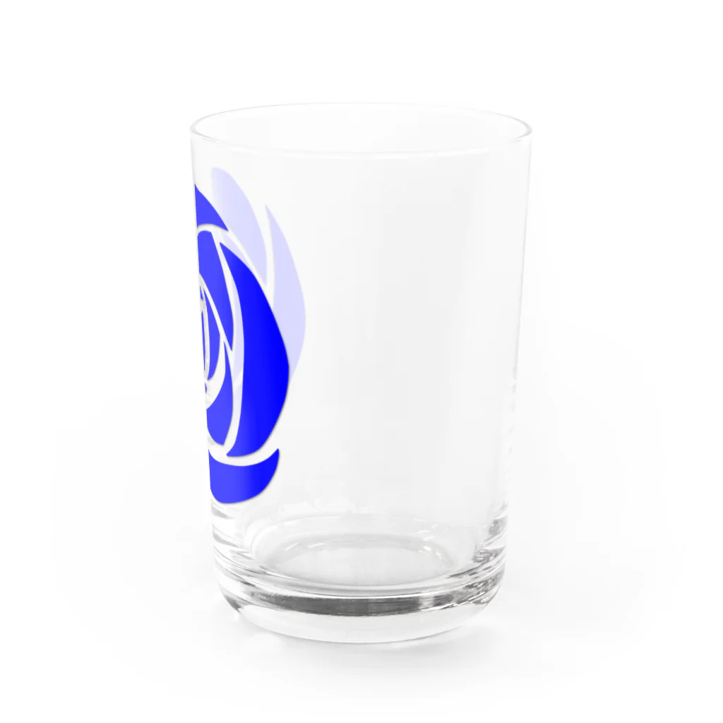 武者小路夕桐の青薔薇 Water Glass :right