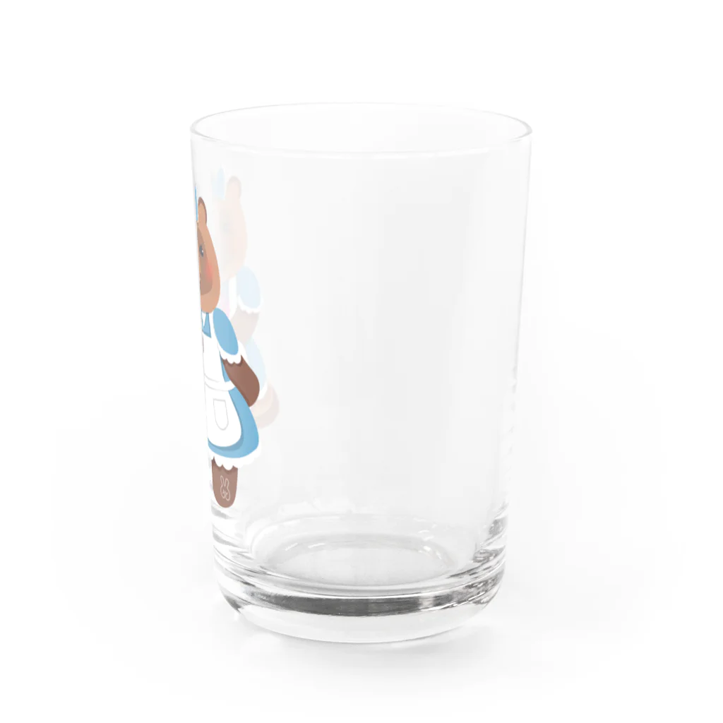 うとのぎゃらり〜🐰の不思議の国のたぬき　アリス Water Glass :right