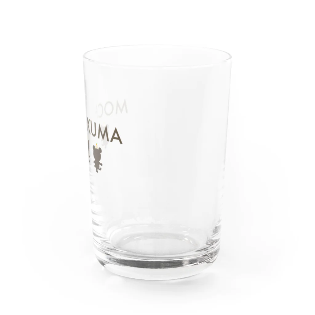 こなすのもちクマ(シルエット) Water Glass :right