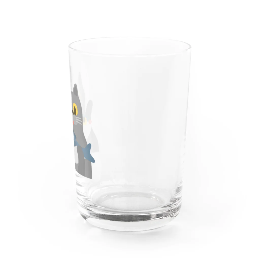 Higucciniの抱きマグロのボナさん Water Glass :right