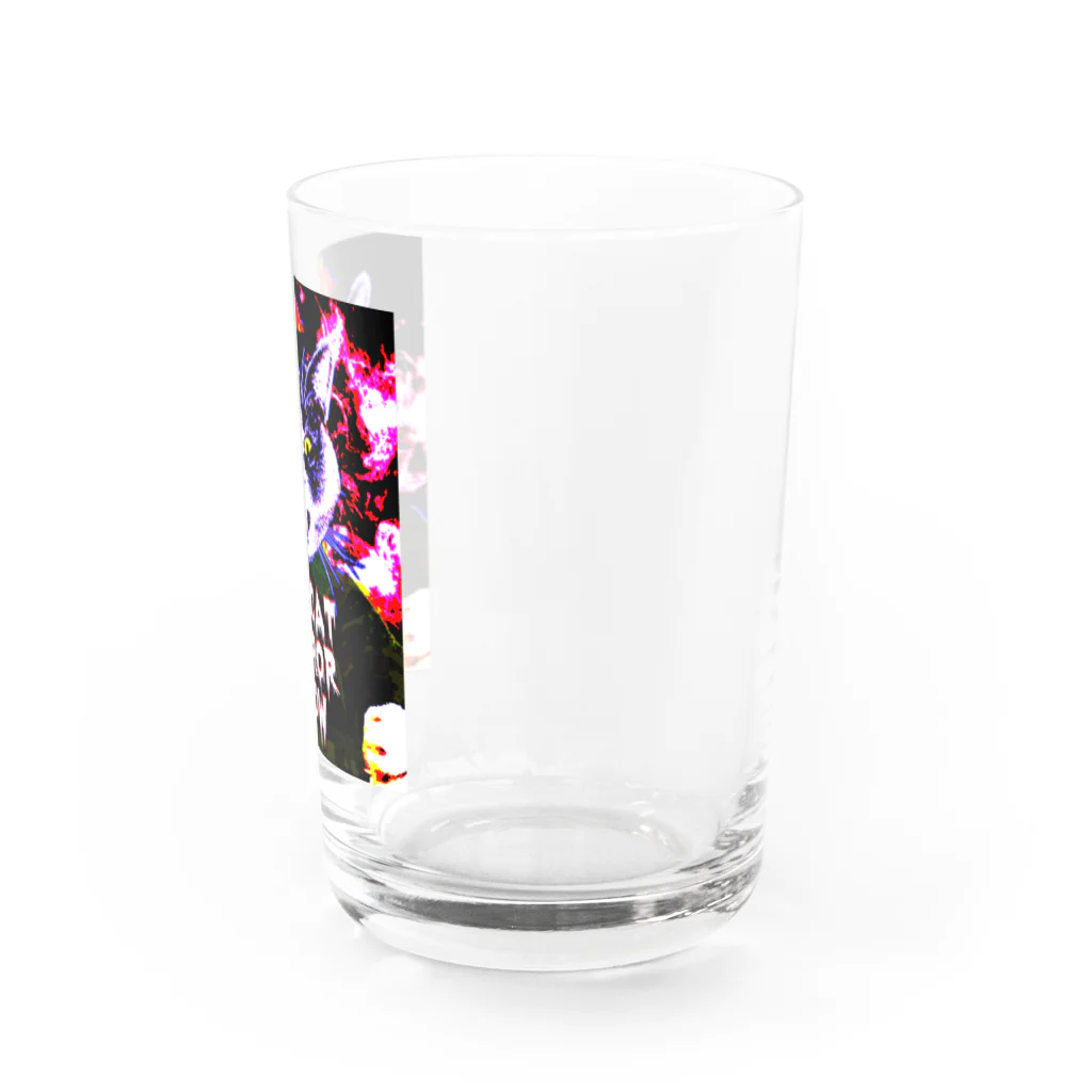 中華呪術堂（チャイナマジックホール）のTHE CAT HORROR SHOW Water Glass :right