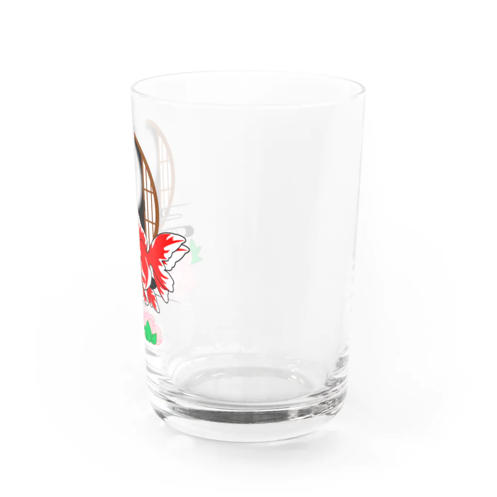 青蓮堂 -セイレンドウ-の牡丹にオランダ獅子頭 Water Glass :right
