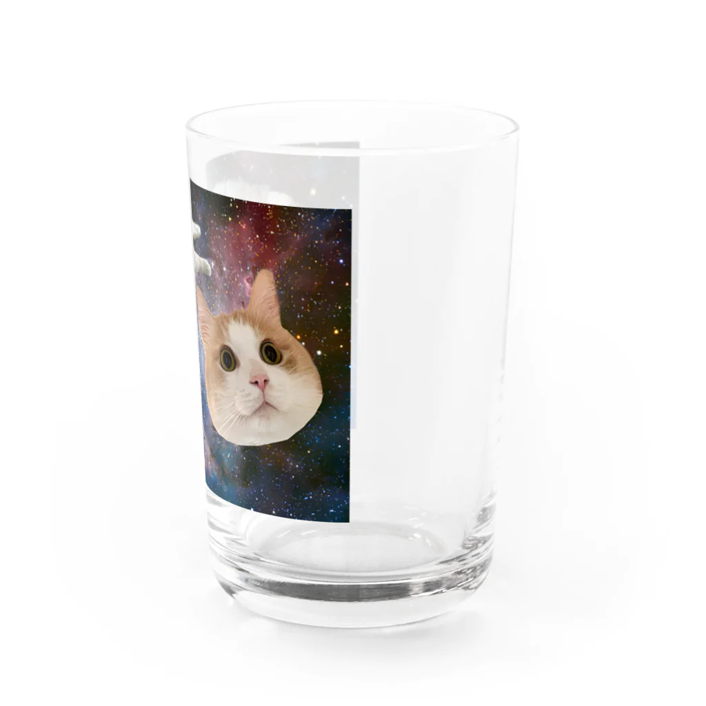 ねこの風太の宇宙を旅する風太 Water Glass :right