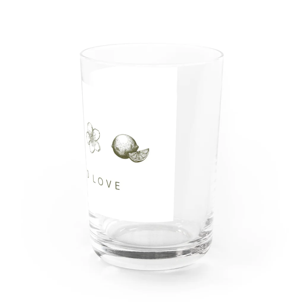 くろねこのてんのSAVE AND LOVE Water Glass :right