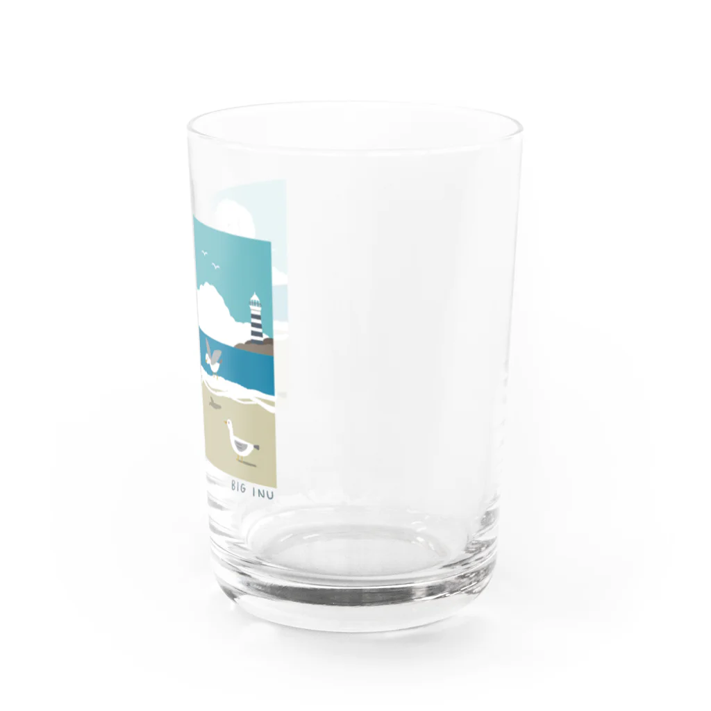 さかもと きなこのWEBショップのBIGいぬ Water Glass :right