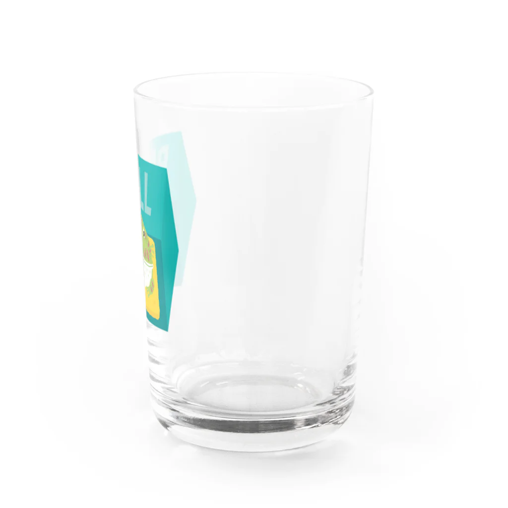 sakumamedaifukuのベルツノガエルのベルくん Water Glass :right