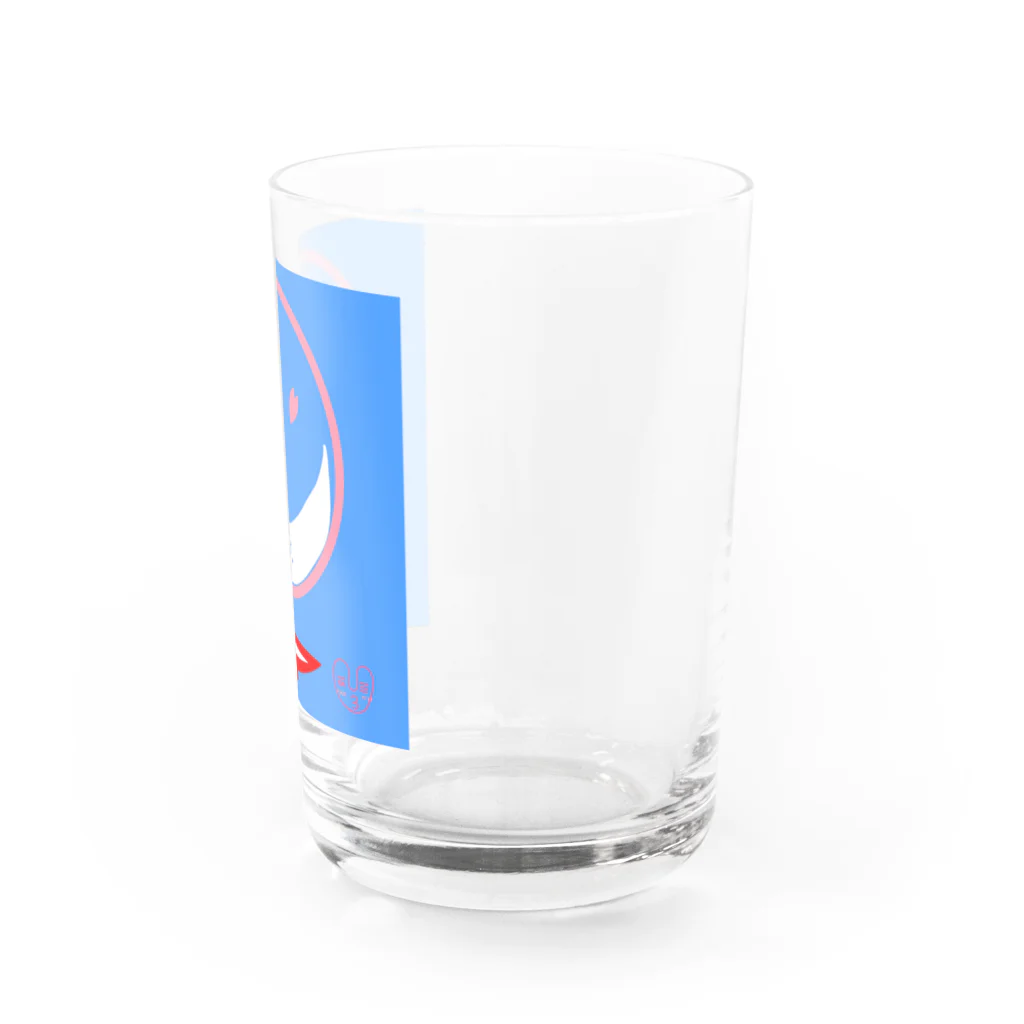 🌒夢OON MOON🌕　☆夢のお店🌒の昼間の月　ホワイトムーン　お月さまのお花見 Water Glass :right