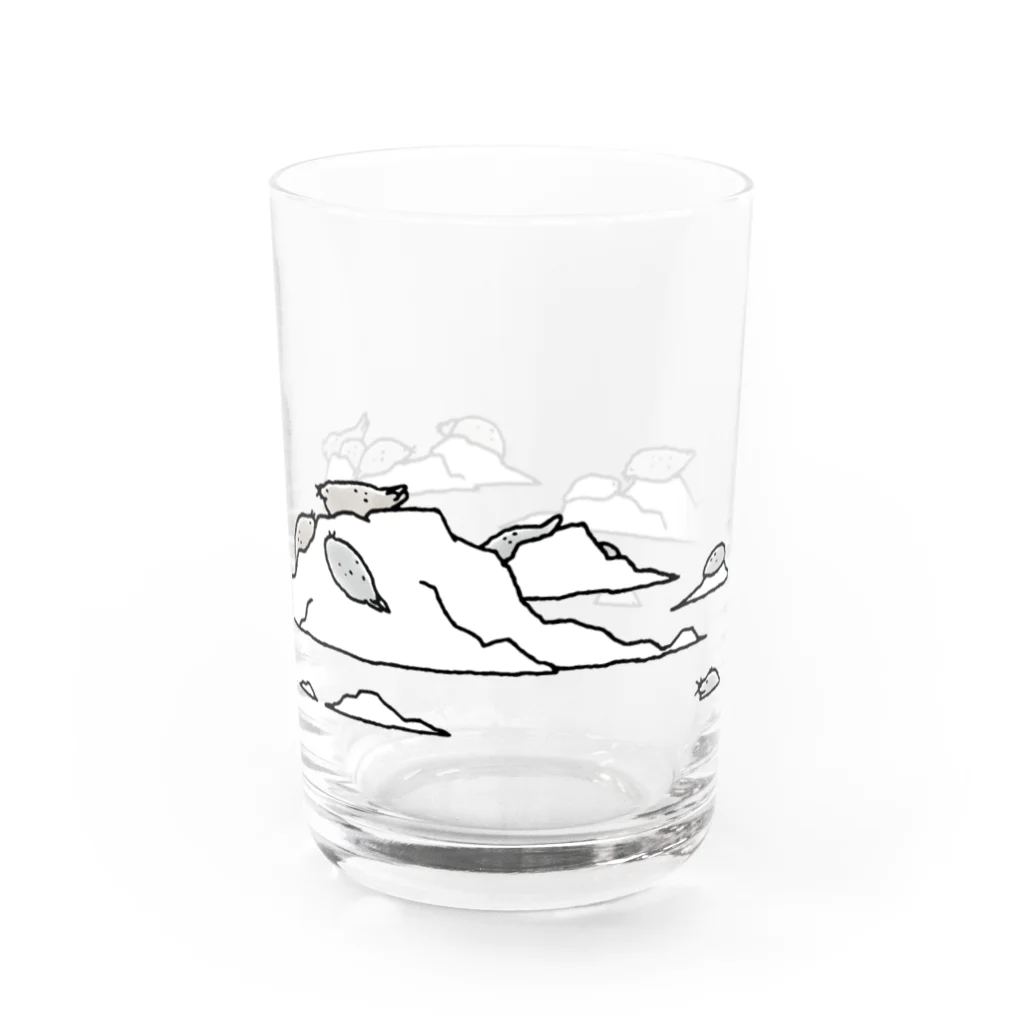 ぴすぴすのひえひえアザラシ Water Glass :right