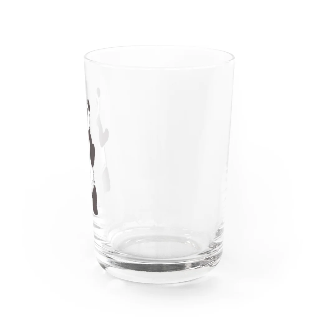 PANDA Mの立ち上がりパンダ Water Glass :right