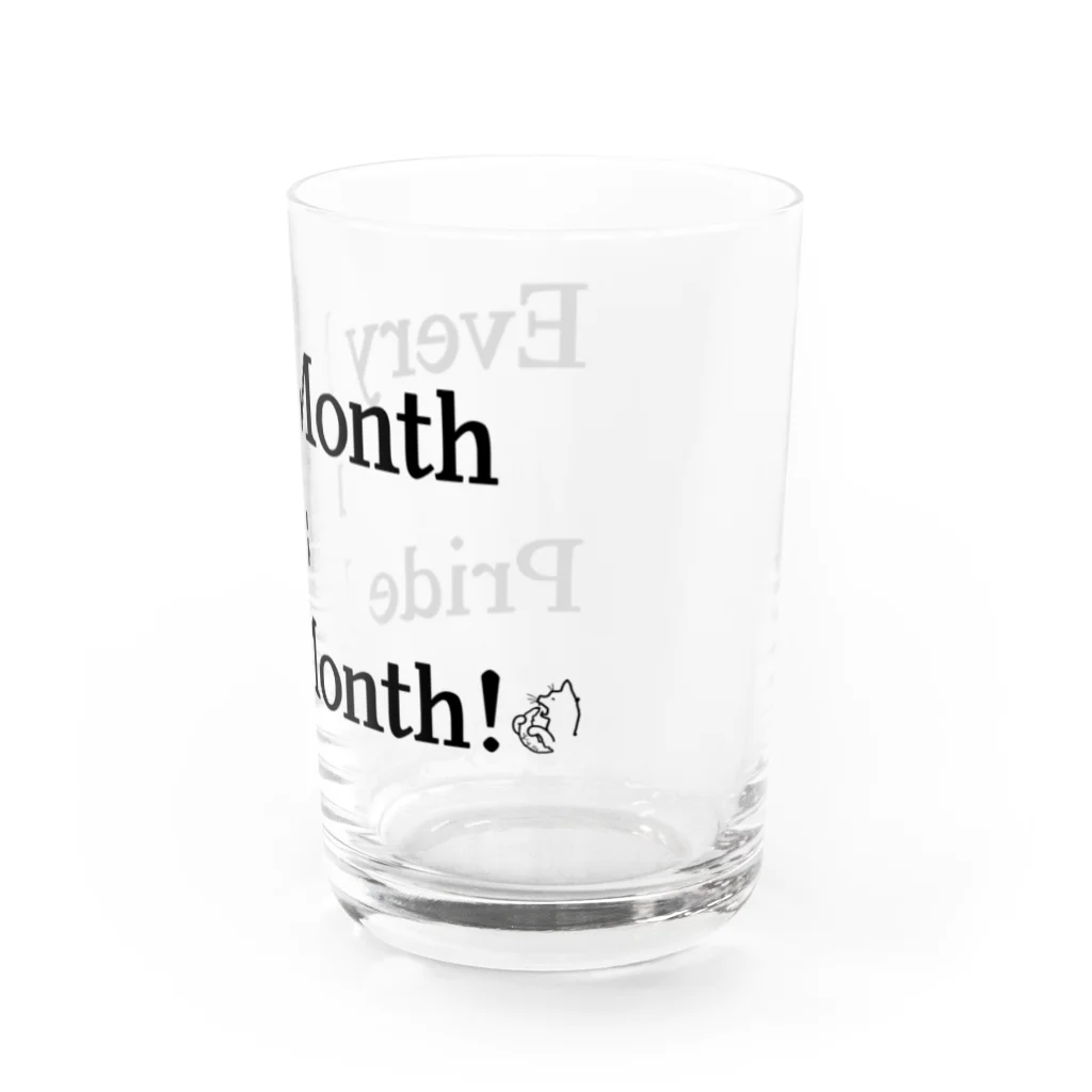 無真獣73号のEvery Month is Pride Month! Water Glass :right