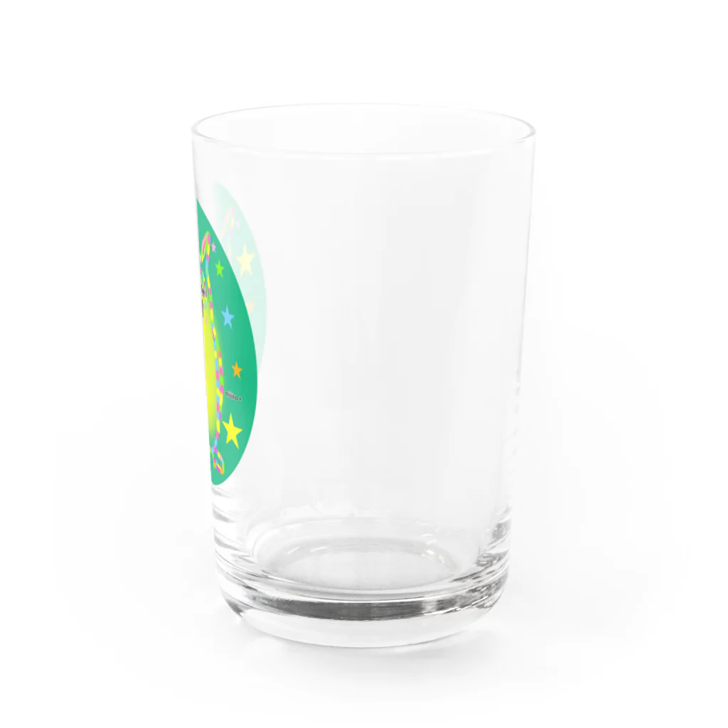 虹色PLUSのねむねむフクロウさん Water Glass :right