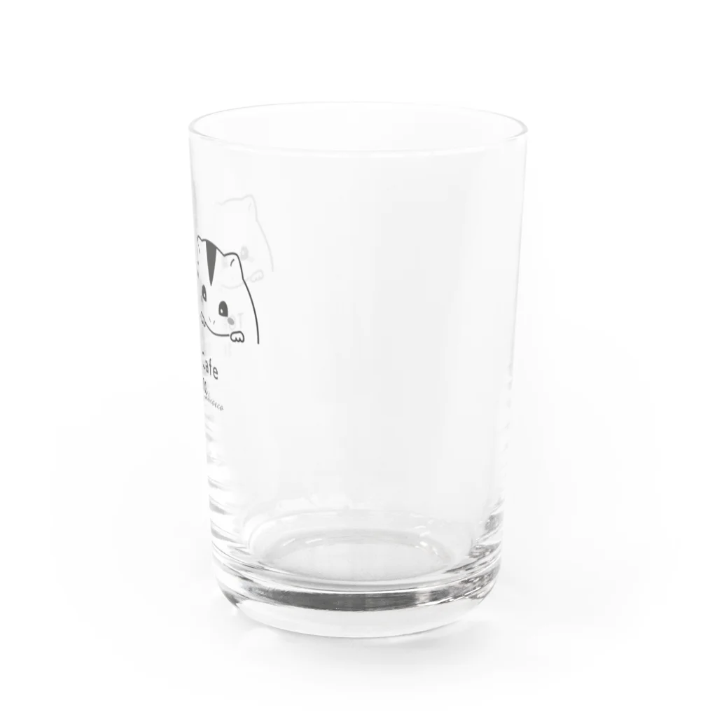ハムスター　TORO Cafe（とろカフェ）のハムスターとろろん Water Glass :right