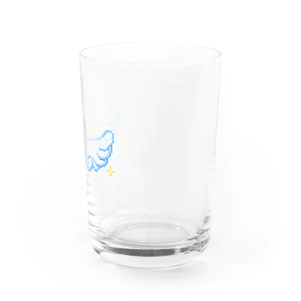 dot.の水色のドット翼 Water Glass :right