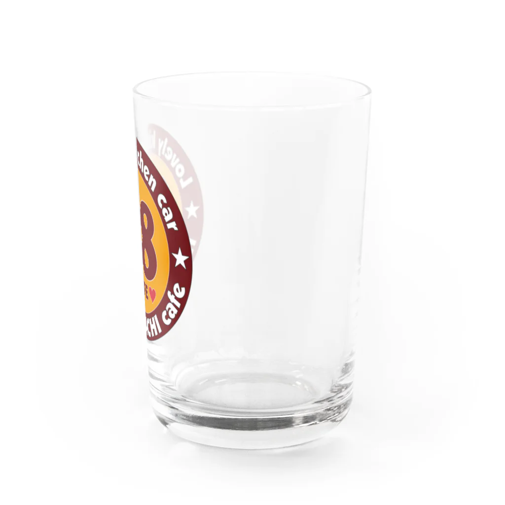 88cafeの88cafe オリジナルグッズ Water Glass :right