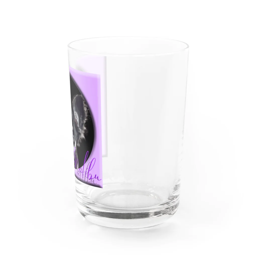 ぬくもふ屋　【猫 犬の似顔絵描き】のmalibu Water Glass :right