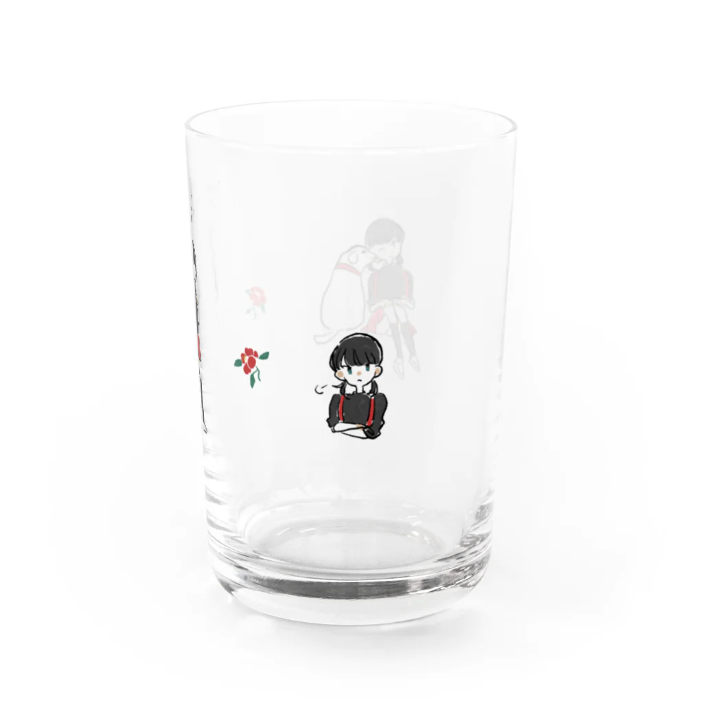 のりつくだにパークのツバキちゃん Water Glass :right