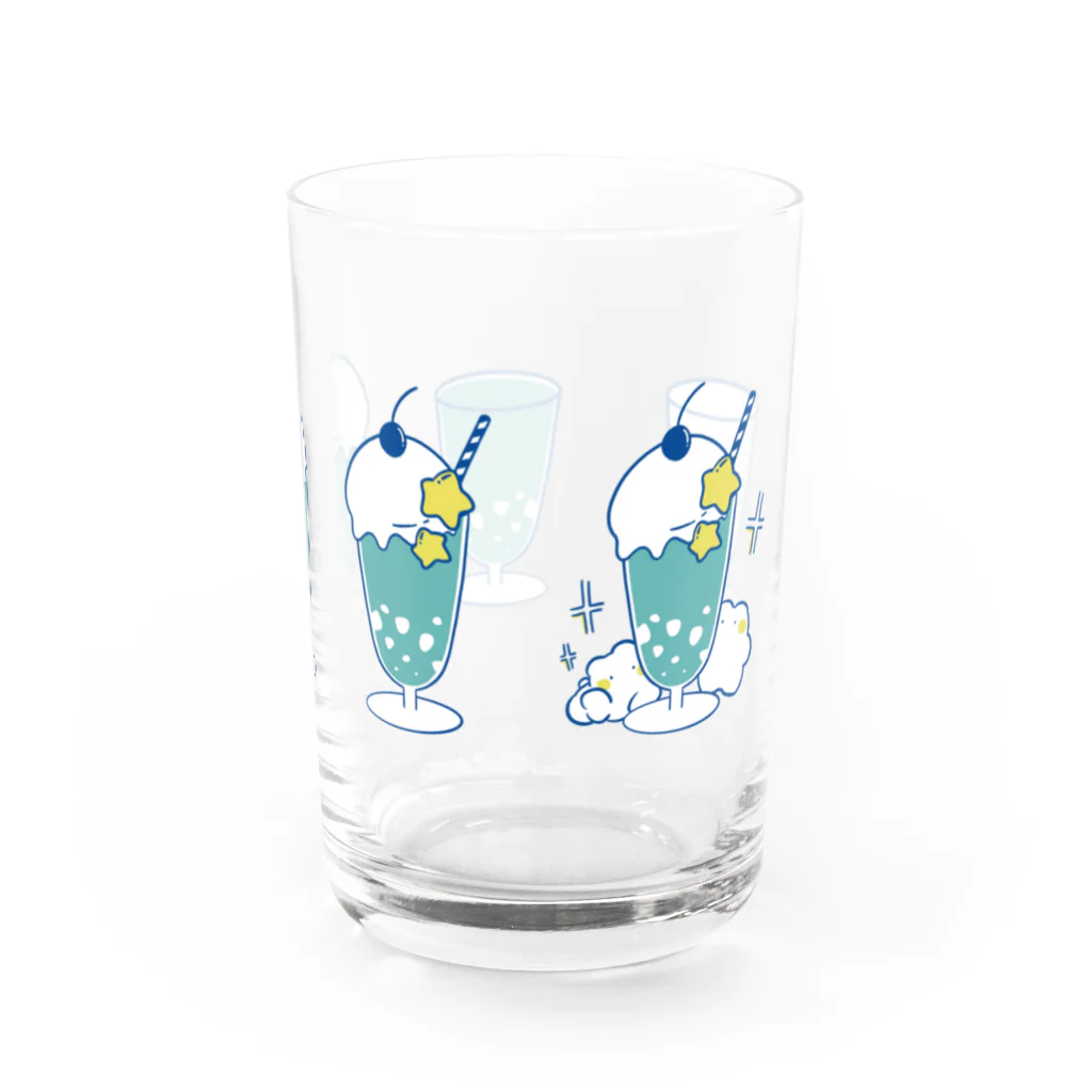 くまとソーダのくまとソーダ Water Glass :right