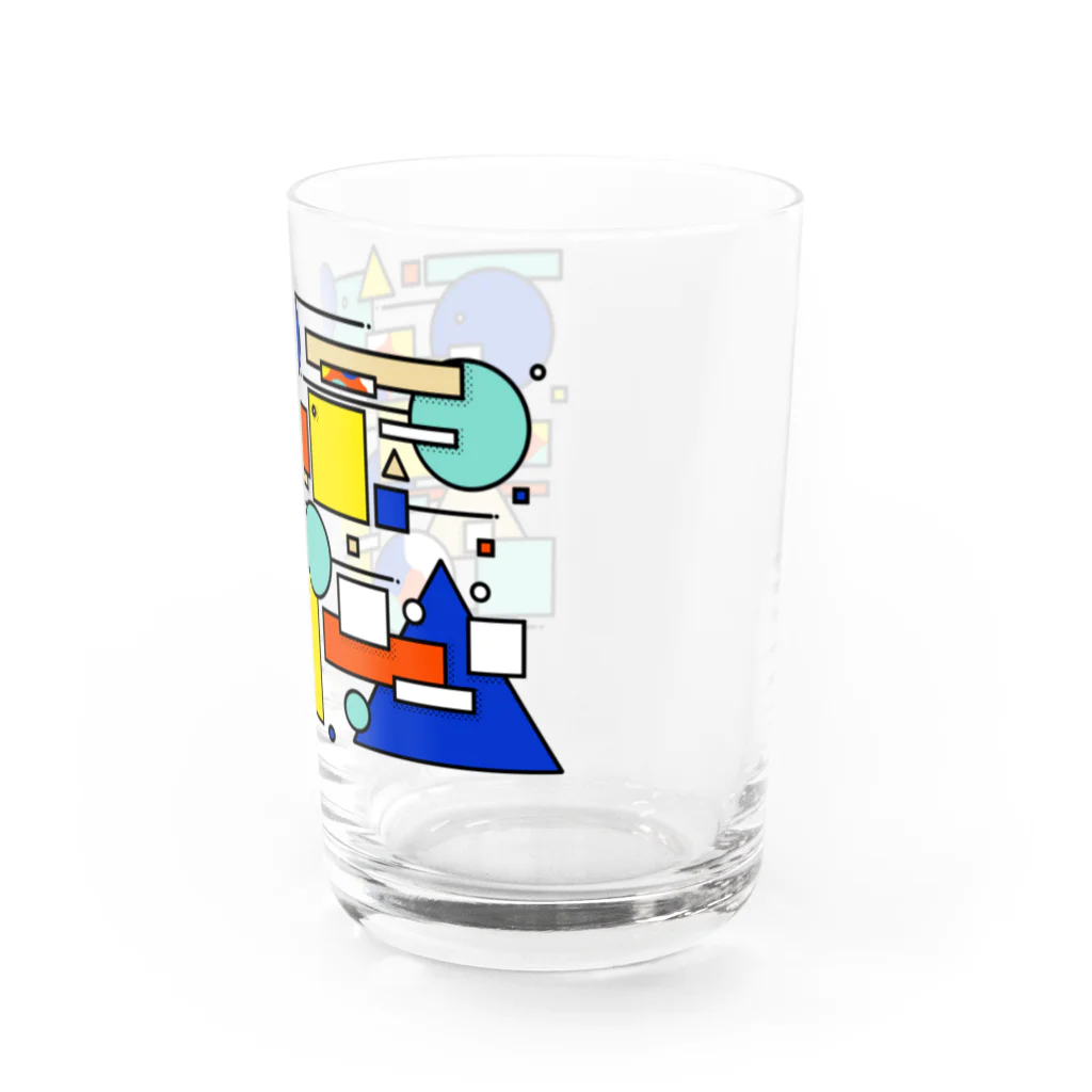 町上ヨウの夏の幾何学グラス Water Glass :right