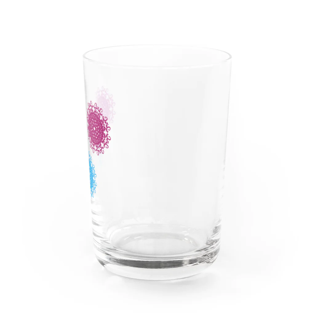 Contemporary　Artのflash  Water Glass :right