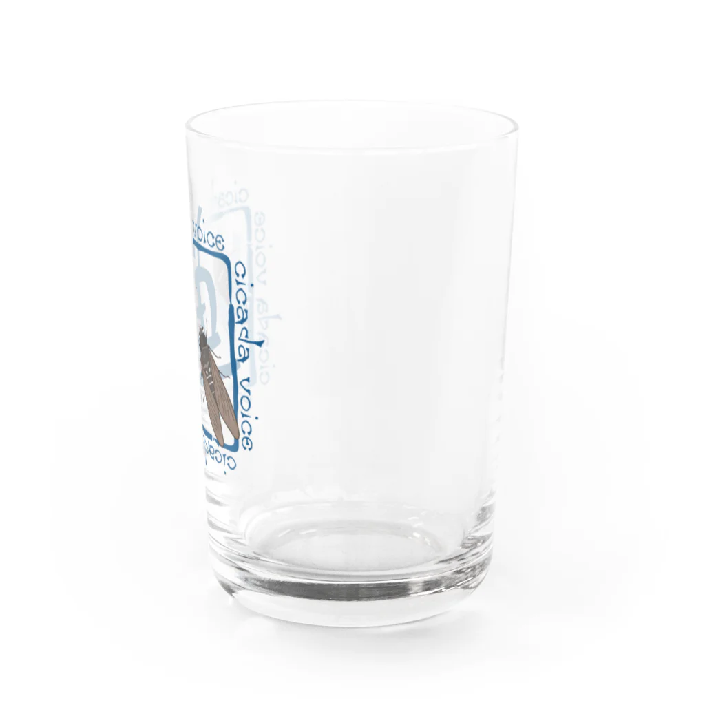 nachau7の蝉が鳴いたから Water Glass :right