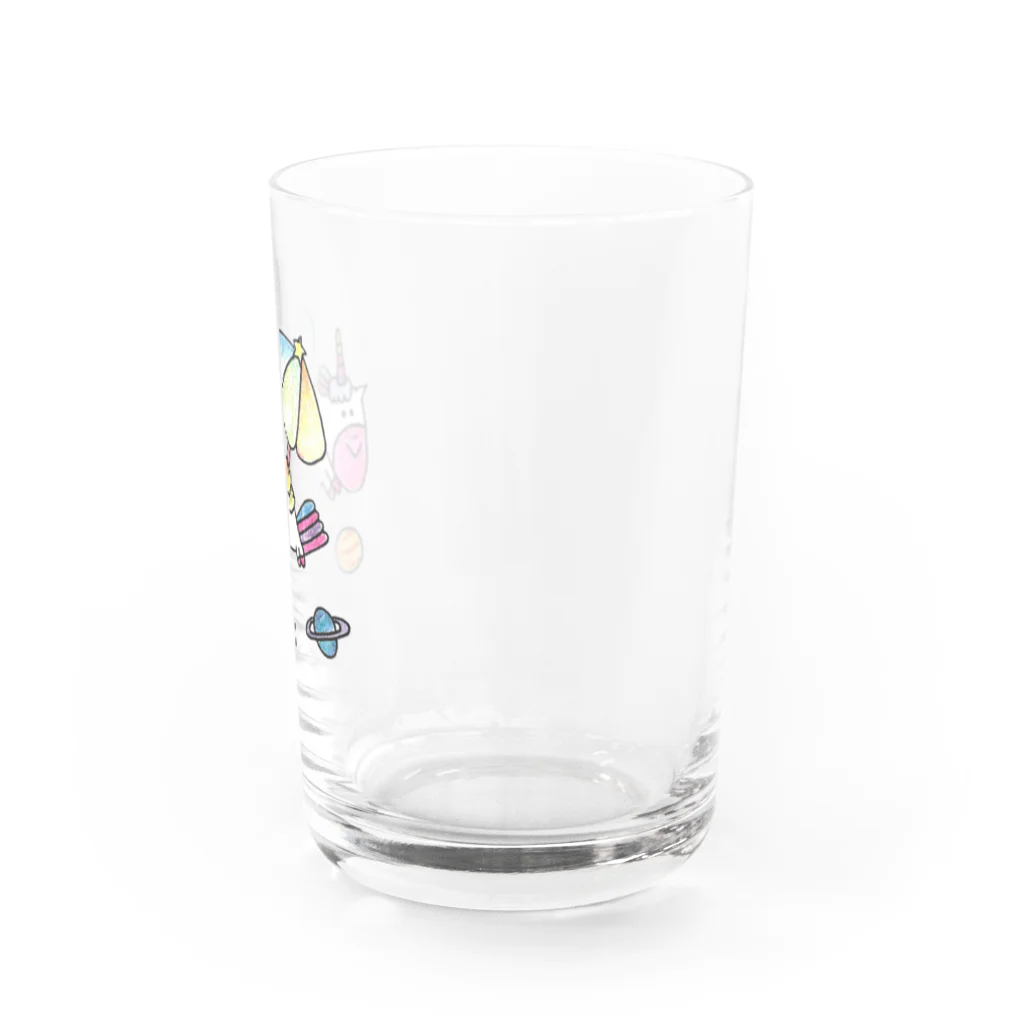 うしこの幸せのユニコーン Water Glass :right