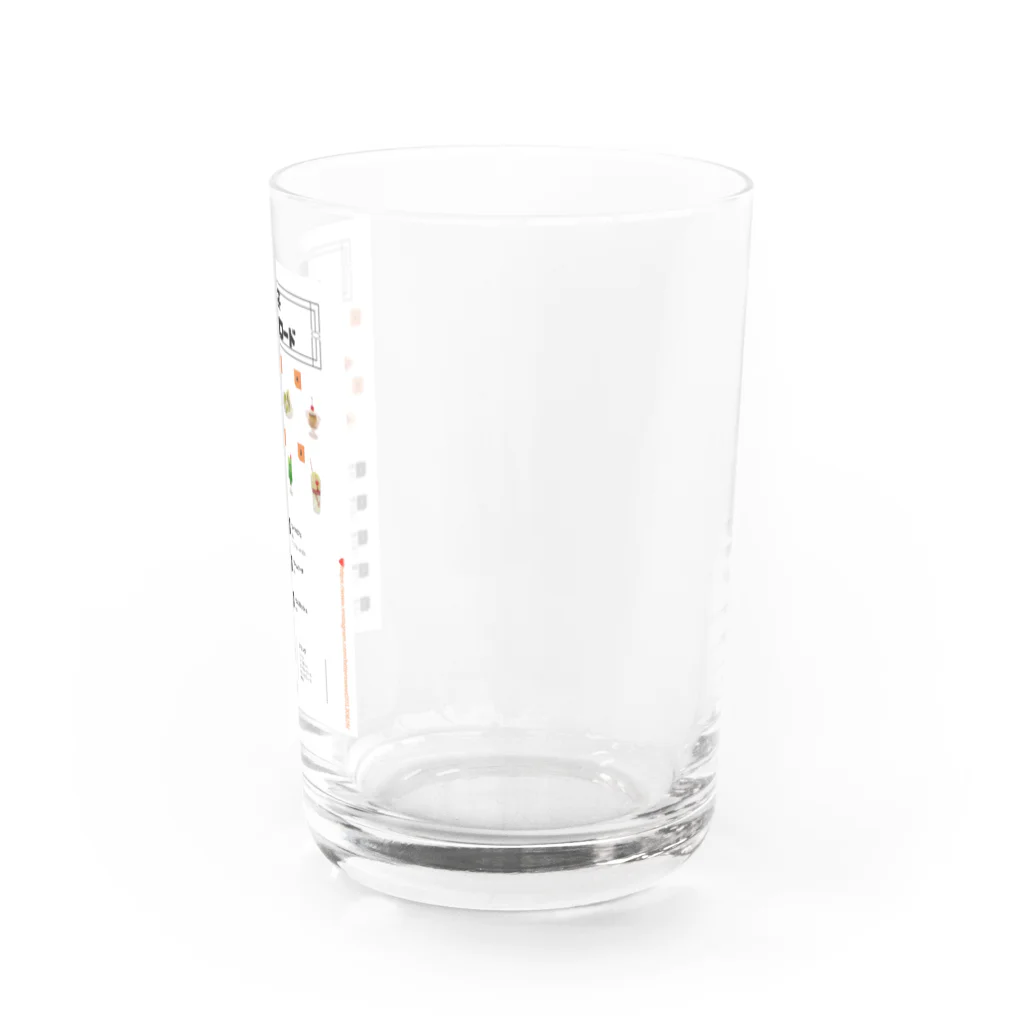 FAKEFOOD CAFEの喫茶店メニュー表 Water Glass :right