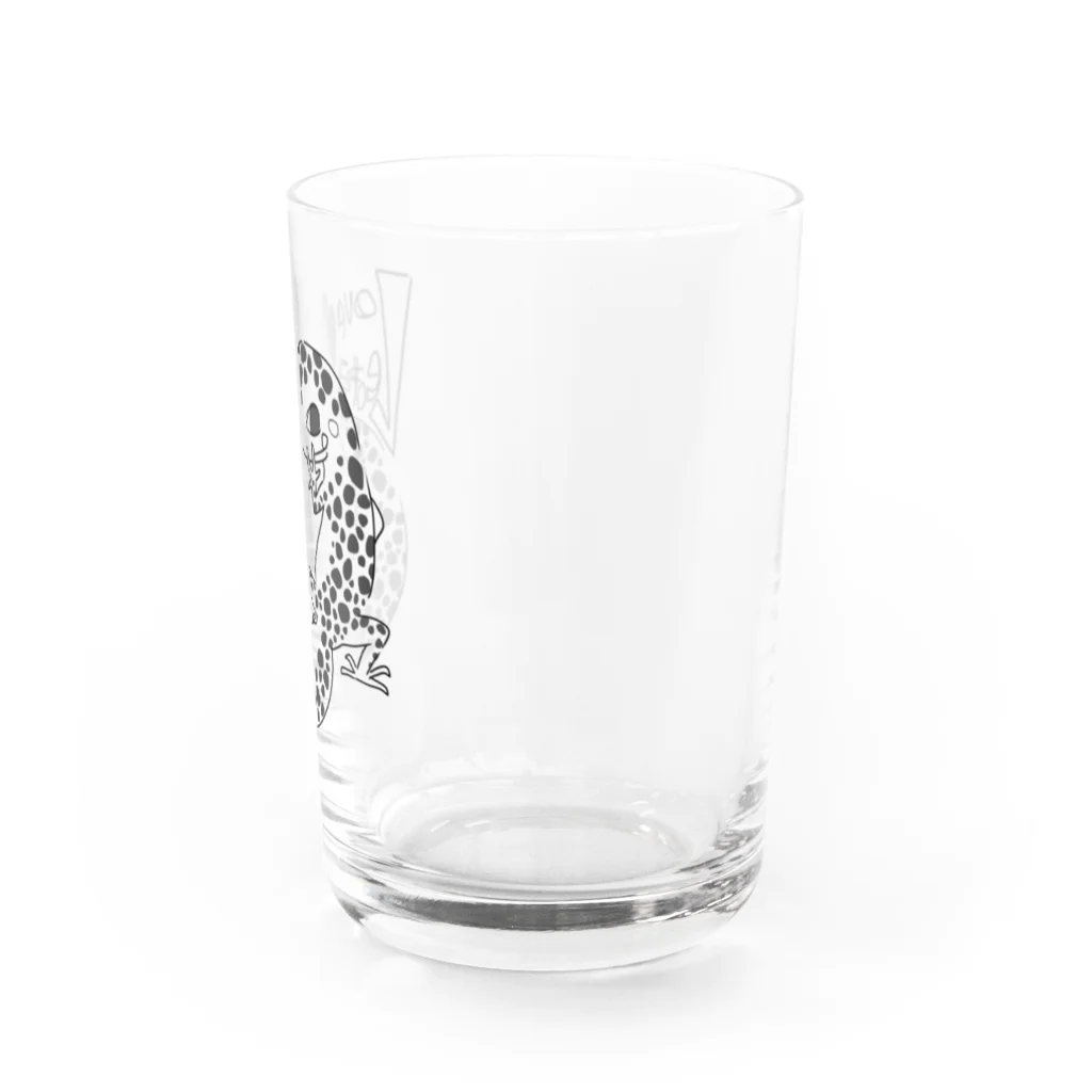 8(エイト)カフェのアイラブレオパ✿ Water Glass :right