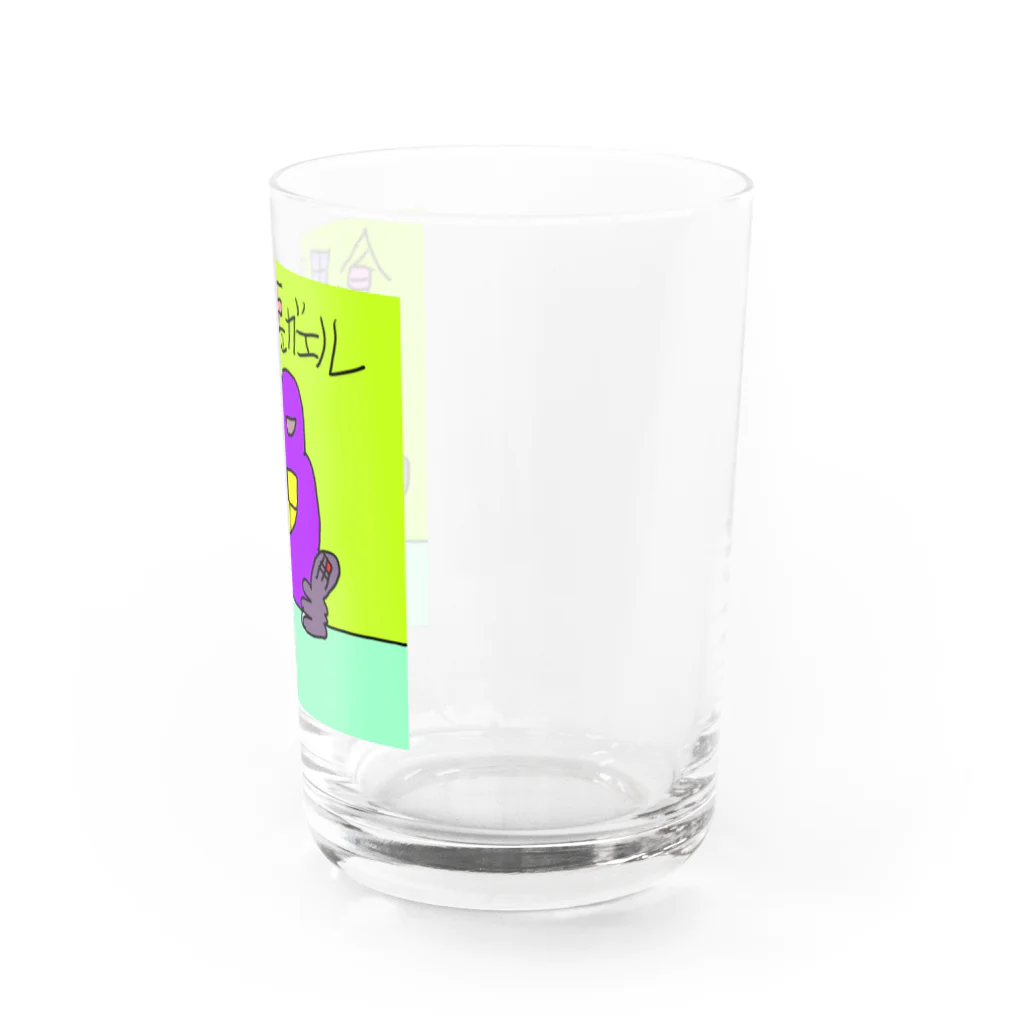 食用アマガエル【動画配信/毎週＊火曜/金曜＊18時】の食用悪ガエルグッズ Water Glass :right