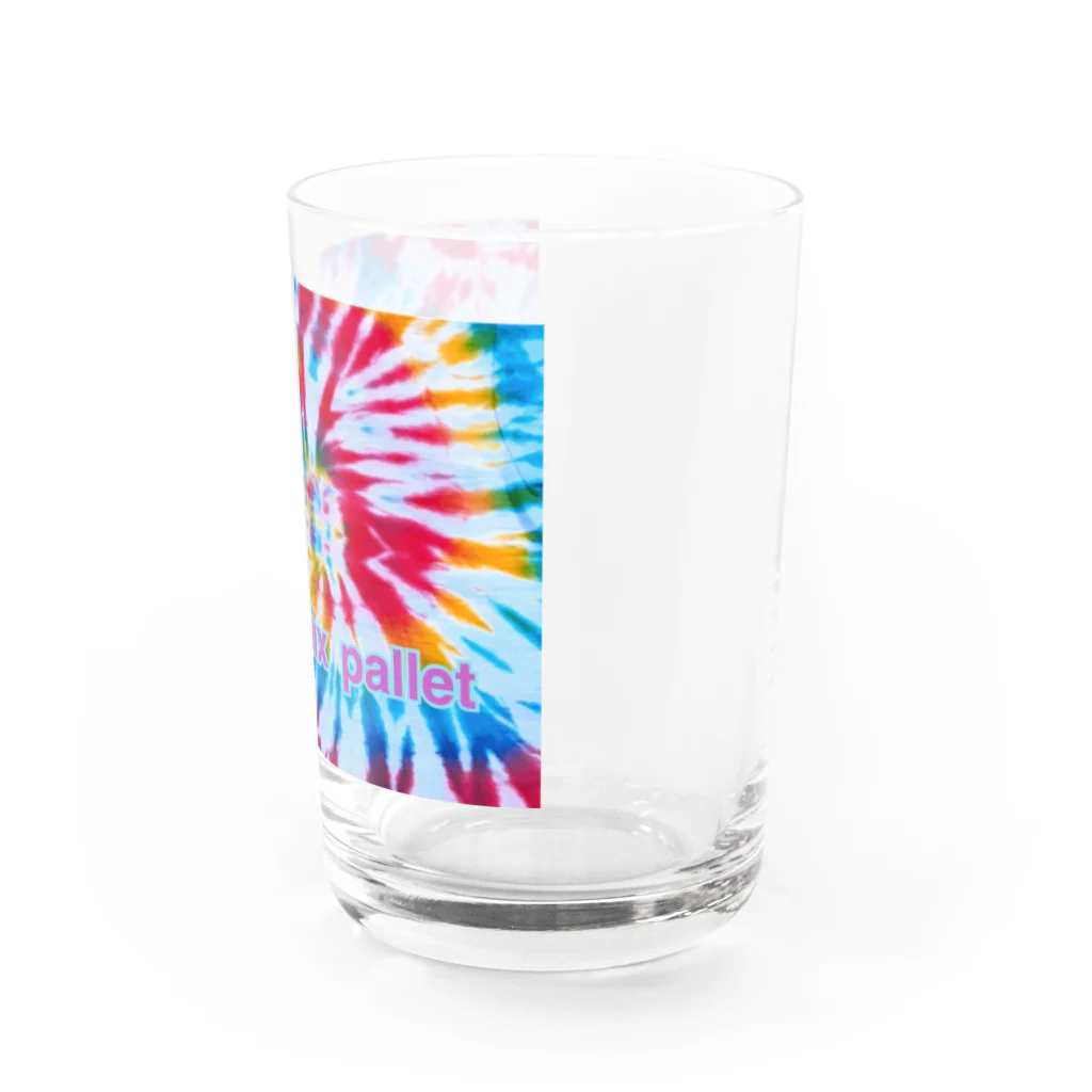 Mix pallet りょうのタイダイ染め　プリント Water Glass :right