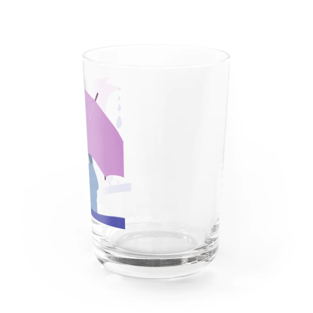 幽のカルテのなみだのうみくん Water Glass :right