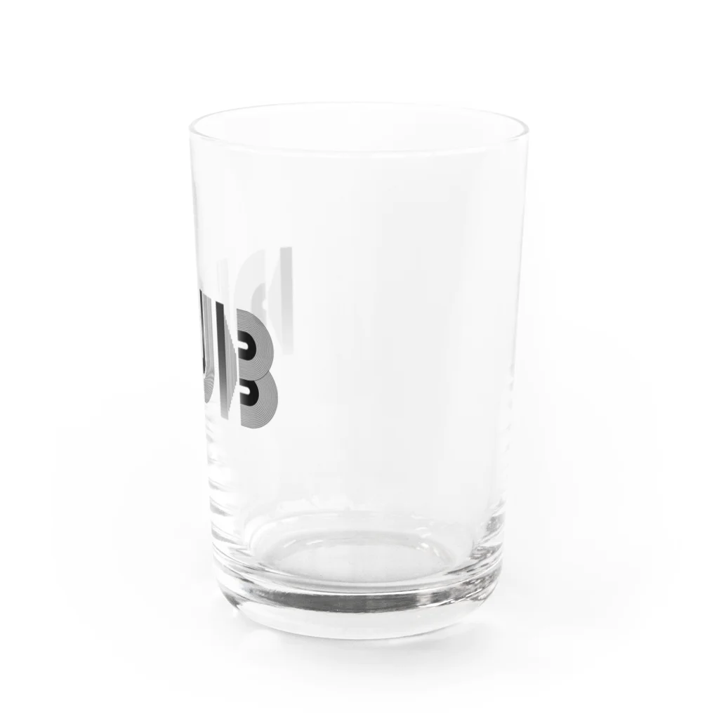 chilloutmunchiesのDUBDUBDUB_ヨコ Water Glass :right